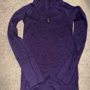 Purple Quarter-Zip Pullover Lululemon